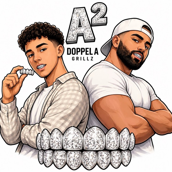 Illustration von Aymo und Ahmo – das Profilbild von Double A Grillz